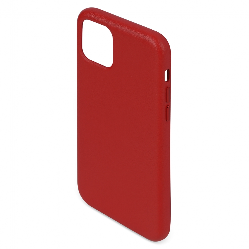 Husă protecție piele compatibilă cu iPhone 11 Pro Roșu