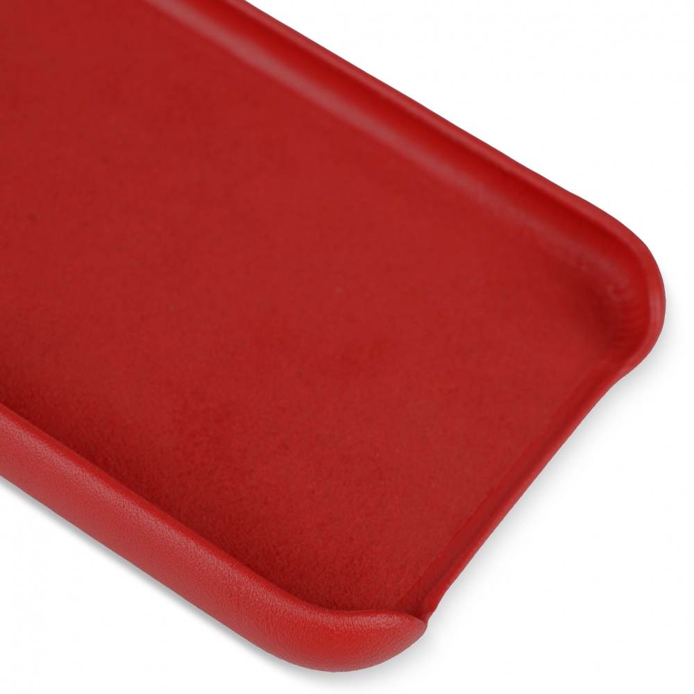 Husă protecție piele compatibilă cu iPhone 11 Pro Roșu