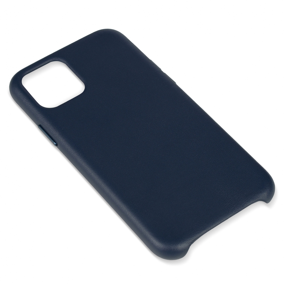 Husă din piele naturală Apple iPhone 11 Pro Midnight Blue