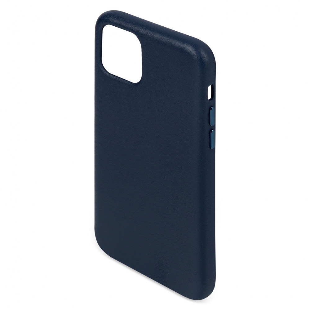 Husă din piele naturală Apple iPhone 11 Pro Midnight Blue