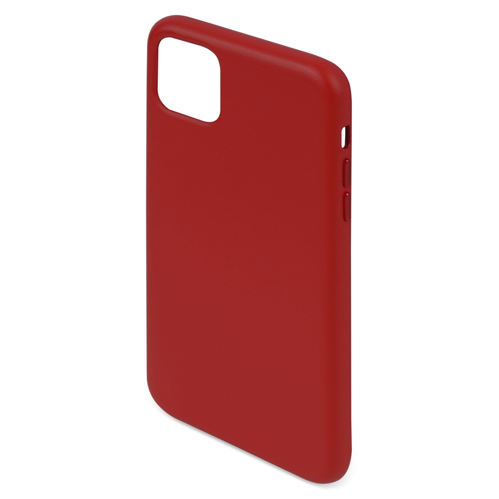 Husă protecție piele iPhone 11 Pro Max Roșu
