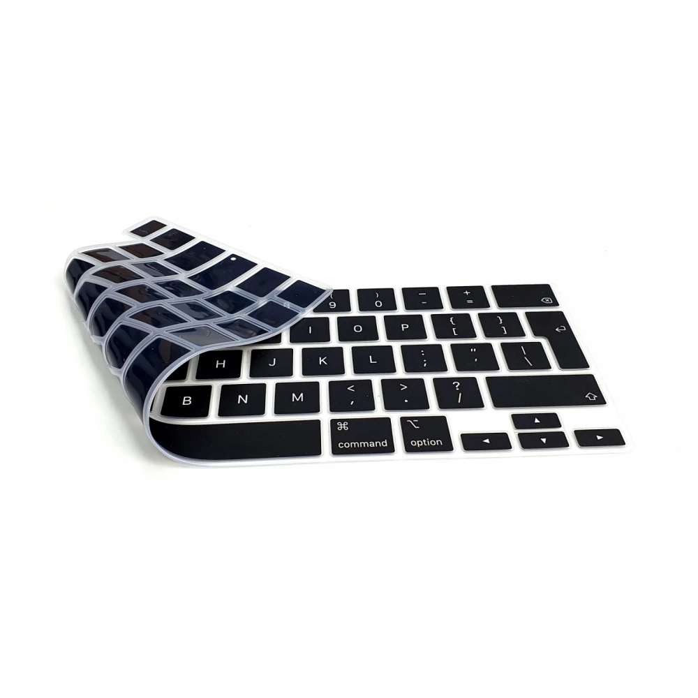 Folie de protectie pentru tastatura MacBook Pro A2251 A2289 A2338 A2141, Negru, Layout UK