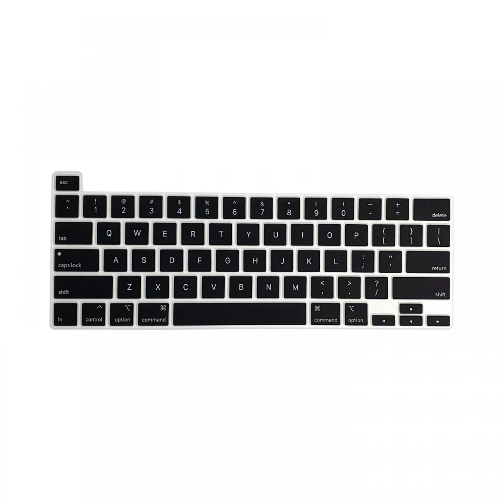 Folie de protectie pentru tastatura MacBook Pro A2251 A2289 A2338 A2141, Negru, Layout US