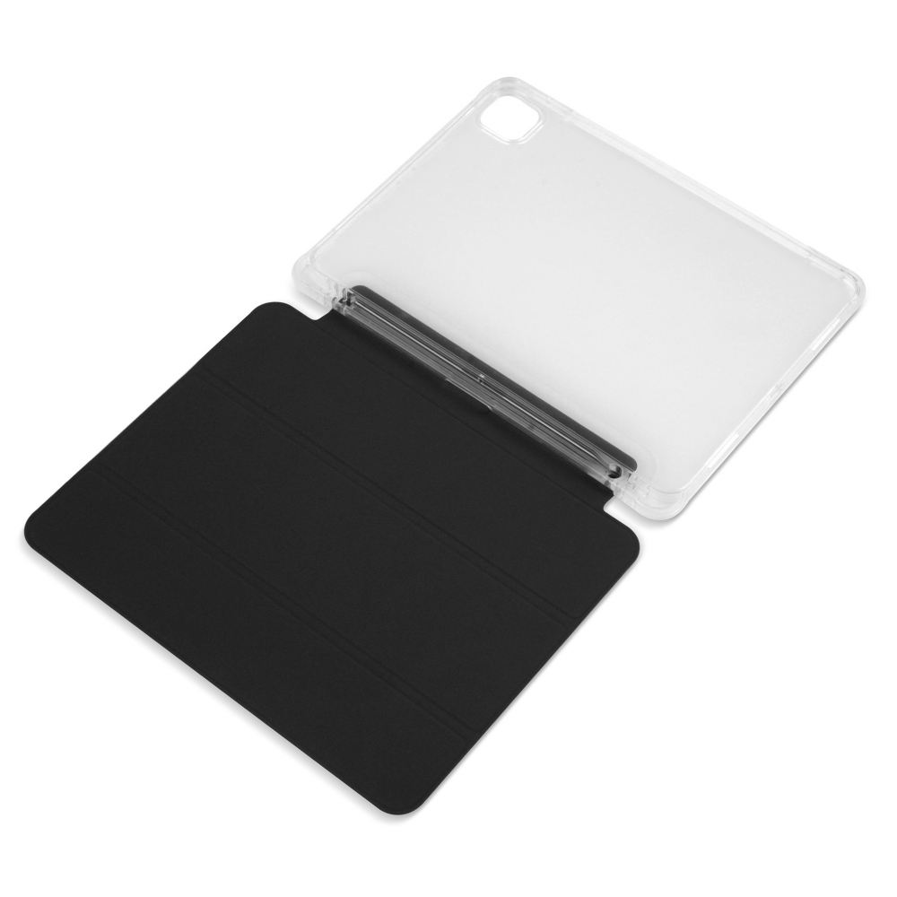 Husă Flip magnetică cu suport Stylus Stylus iPad Pro 11 (2020) - Negru