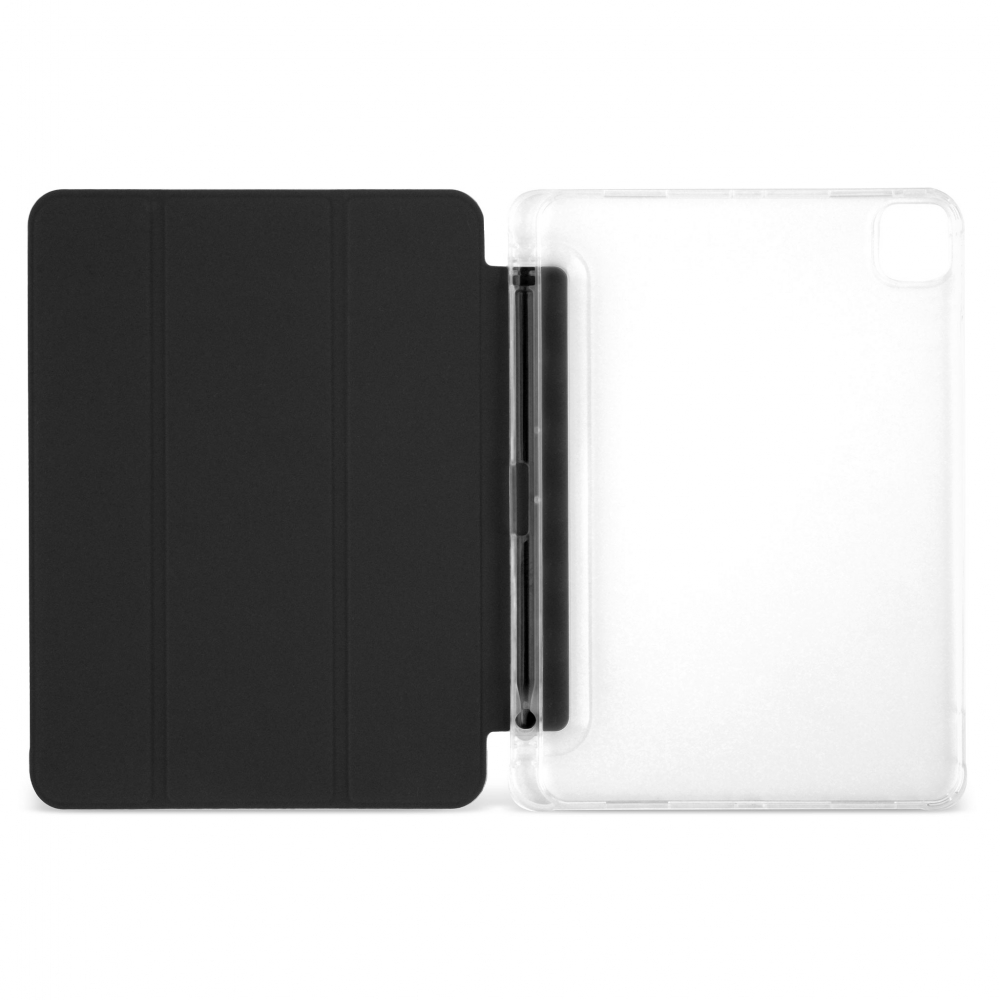 Husă Flip magnetică cu suport Stylus Stylus iPad Pro 11 (2020) - Negru