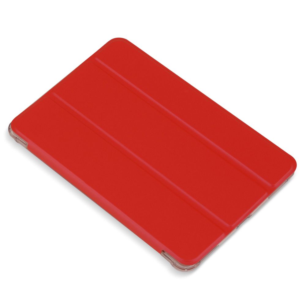 Husă magnetică cu spate transparent și colțuri întărite iPad Mini 4 / 5 7.9 inch - Roșu