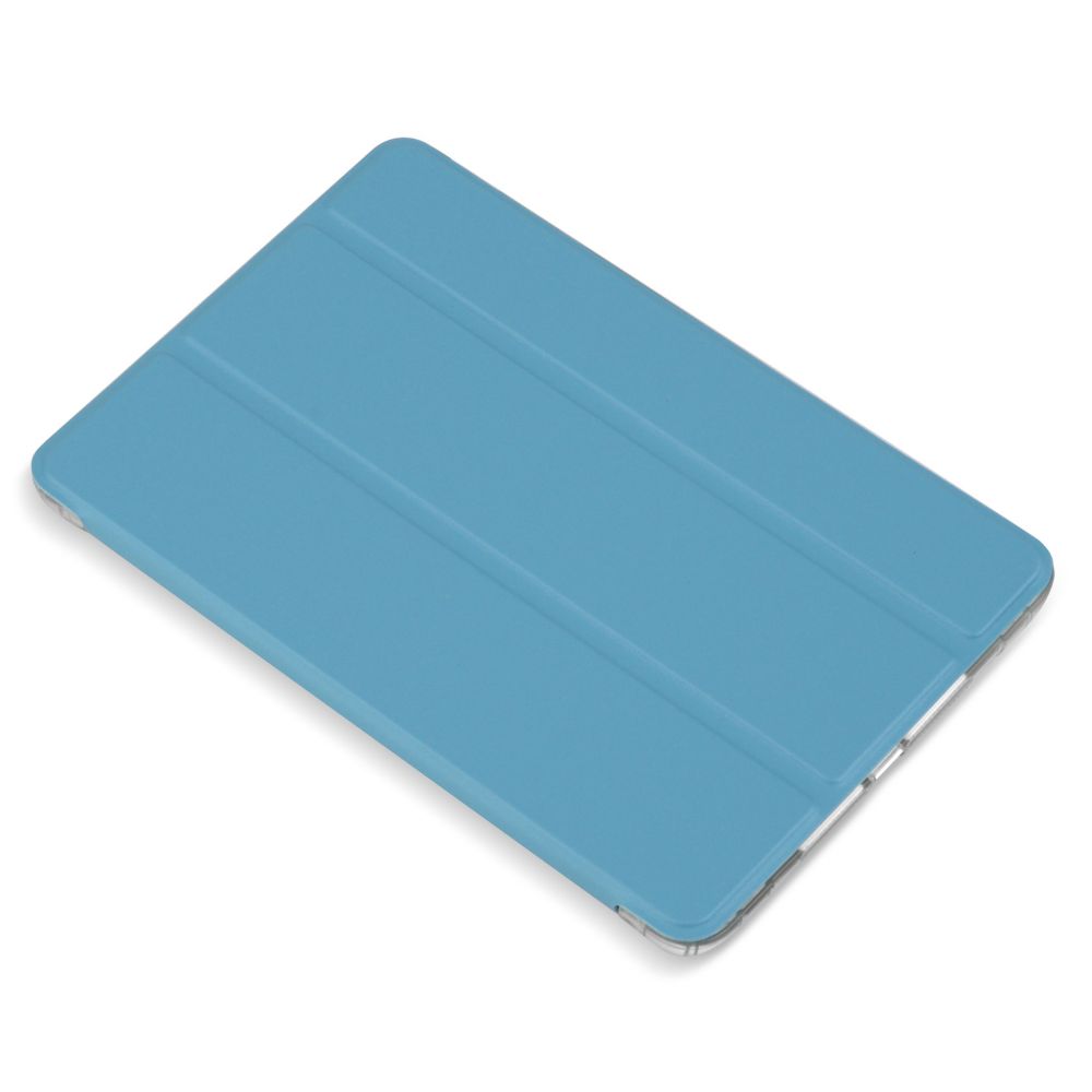 Husă magnetică cu spate transparent și colțuri întărite iPad 7 / 8 10.2 inch, Sky Blue