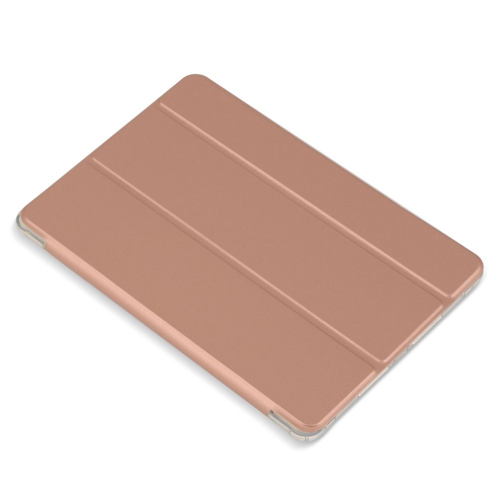 Husă magnetică cu spate transparent și colțuri întărite iPad 7 / 8 10.2 inch - Rose Gold