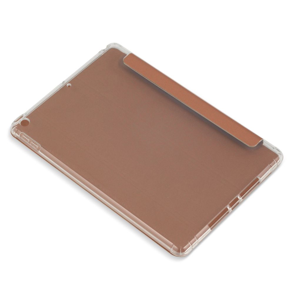 Husă magnetică cu spate transparent și colțuri întărite iPad 7 / 8 10.2 inch - Rose Gold