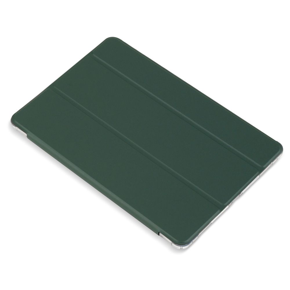 Husă magnetică cu spate transparent și colțuri întărite iPad 7 / 8 10.2 inch - Dark Green