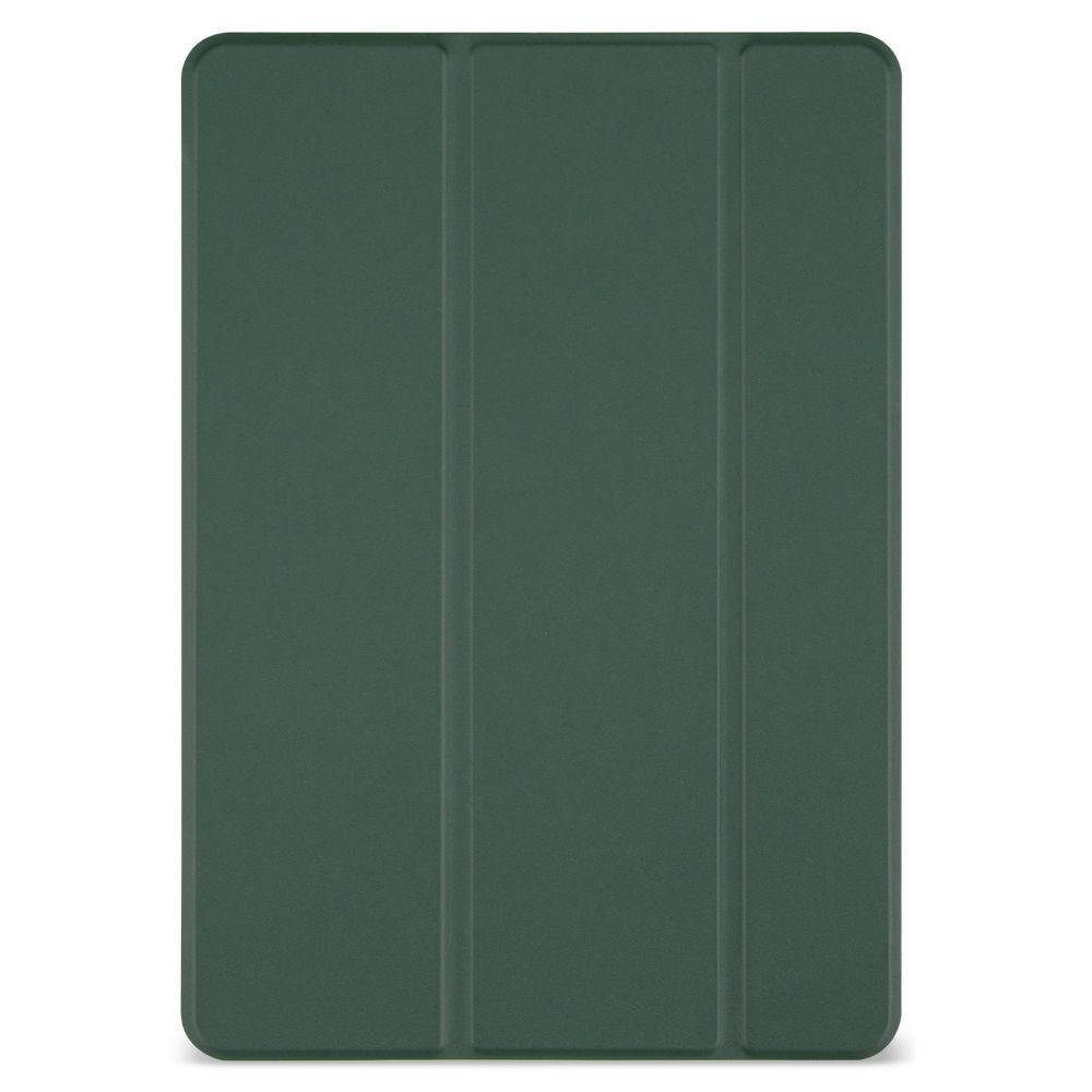 Husă magnetică cu spate transparent și colțuri întărite iPad 7 / 8 10.2 inch - Dark Green