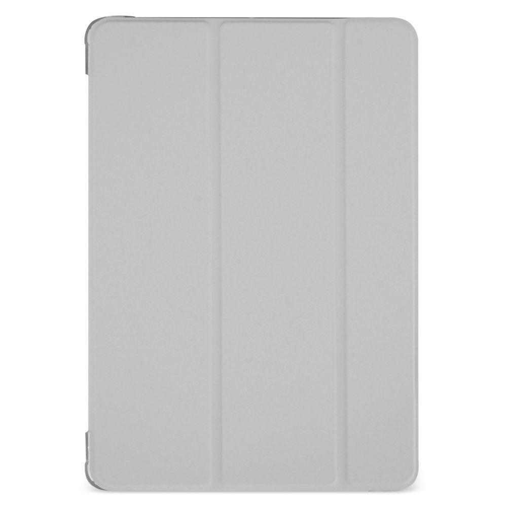 Husă magnetică cu spate transparent și colțuri întărite iPad 7 / 8 10.2 inch, Gri deschis