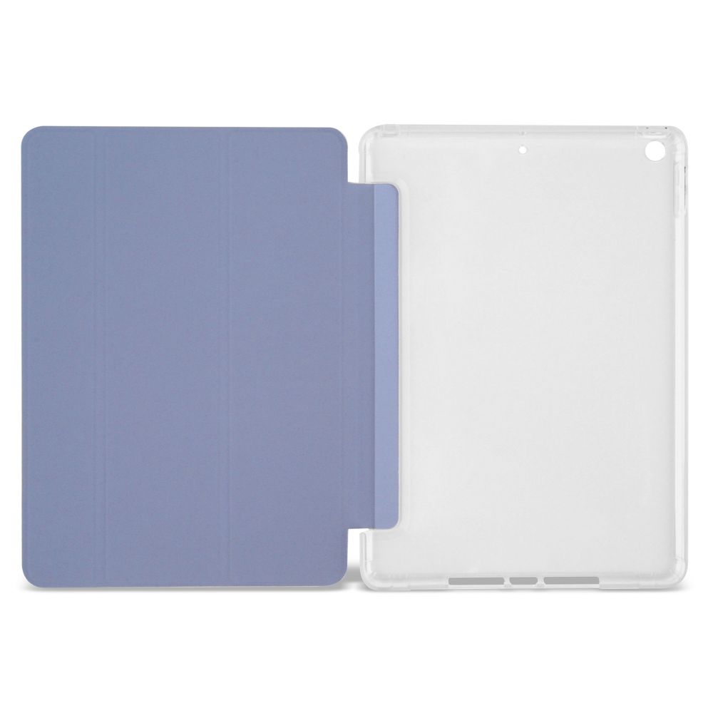Husă magnetică cu spate transparent și colțuri întărite iPad 7 / 8 10.2 inch - Lavender