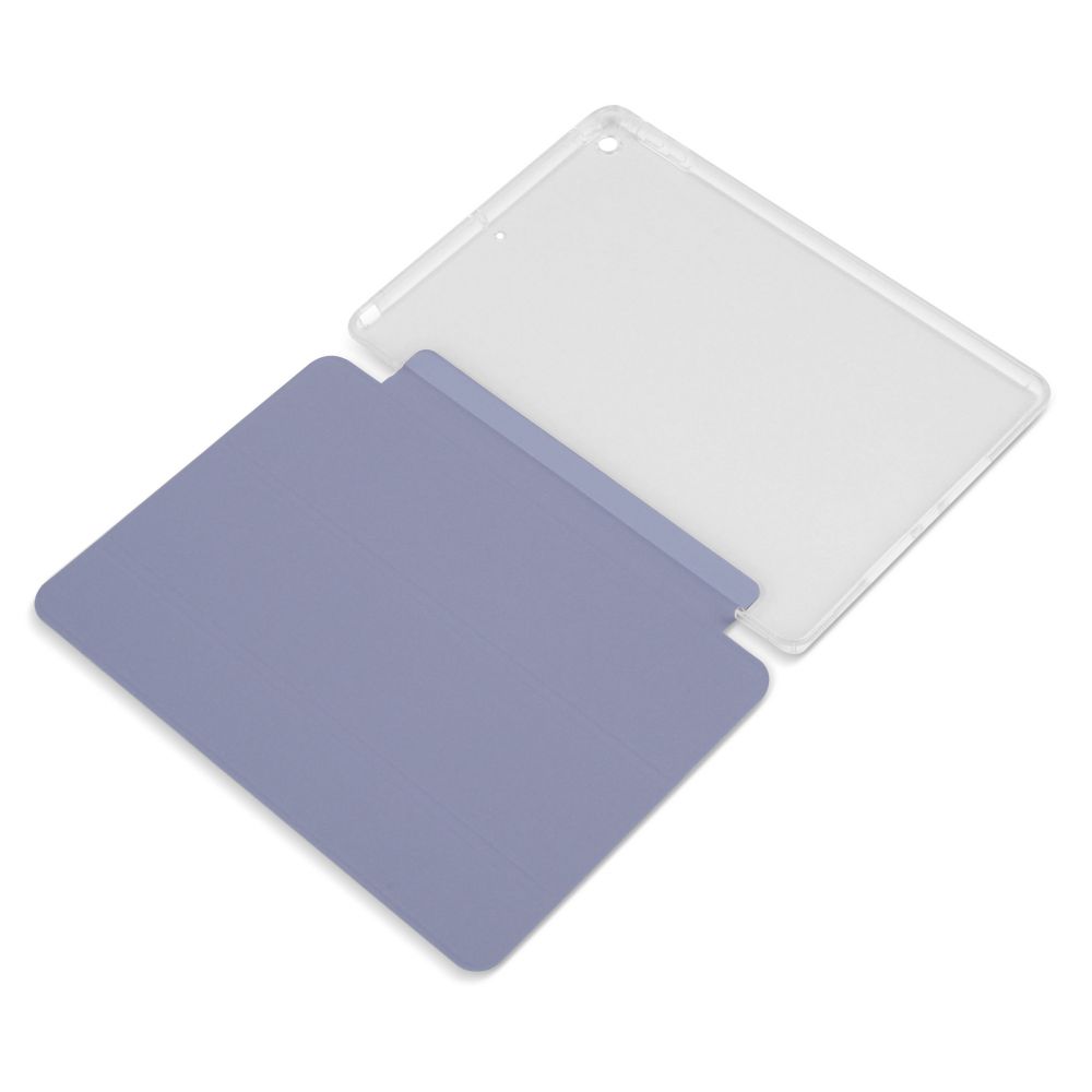 Husă magnetică cu spate transparent și colțuri întărite iPad 7 / 8 10.2 inch - Lavender