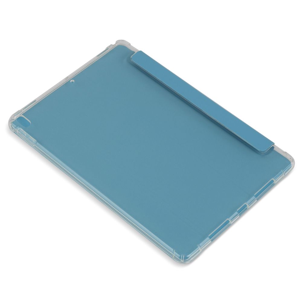 Husă magnetică cu spate transparent și colțuri întărite iPad Air 3 / iPad Pro 10.5, Sky Blue