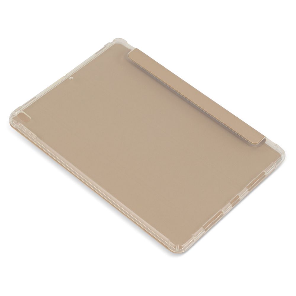 Husă magnetică cu spate transparent și colțuri întărite iPad Air 3 / iPad Pro 10.5, Auriu