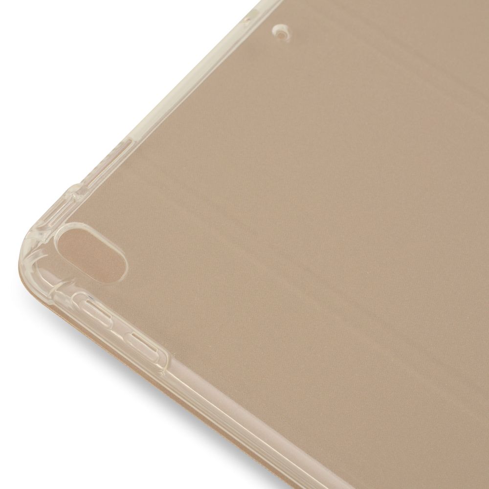 Husă magnetică cu spate transparent și colțuri întărite iPad Air 3 / iPad Pro 10.5, Auriu