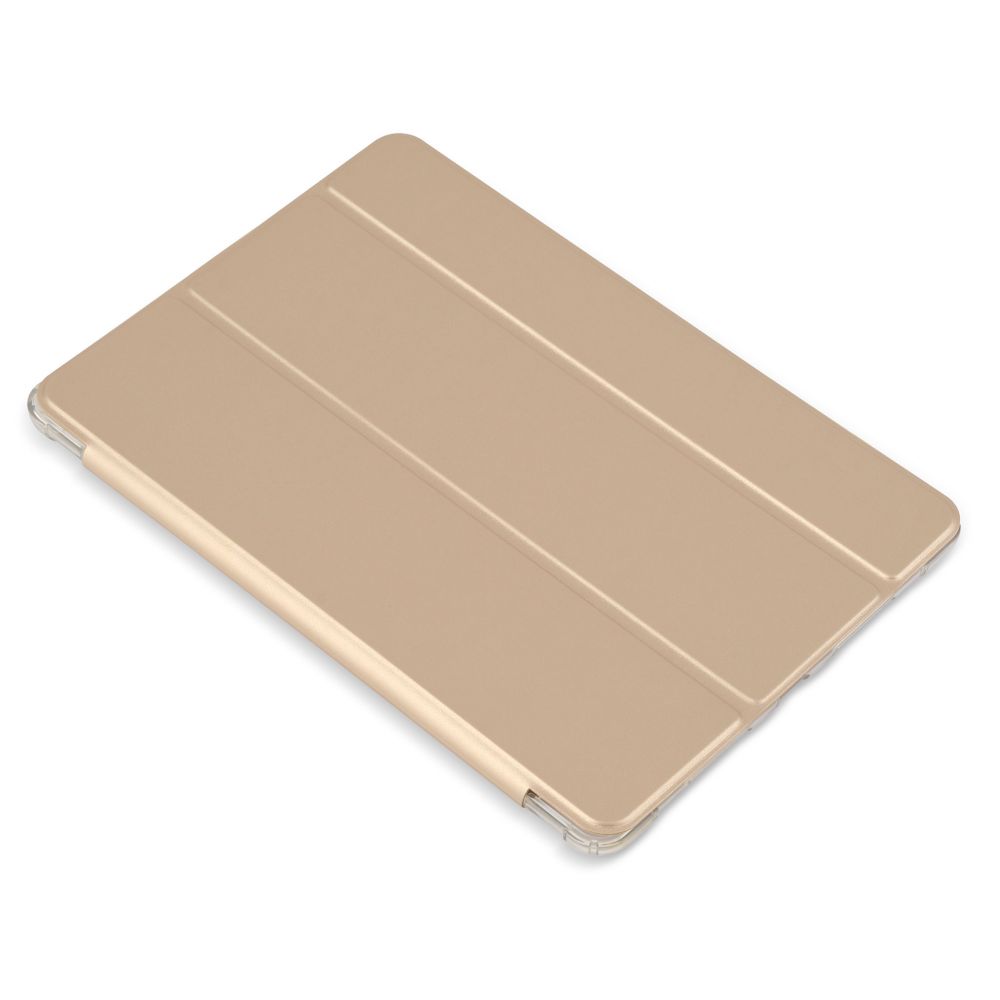 Husă magnetică cu spate transparent și colțuri întărite iPad Air 3 / iPad Pro 10.5, Auriu