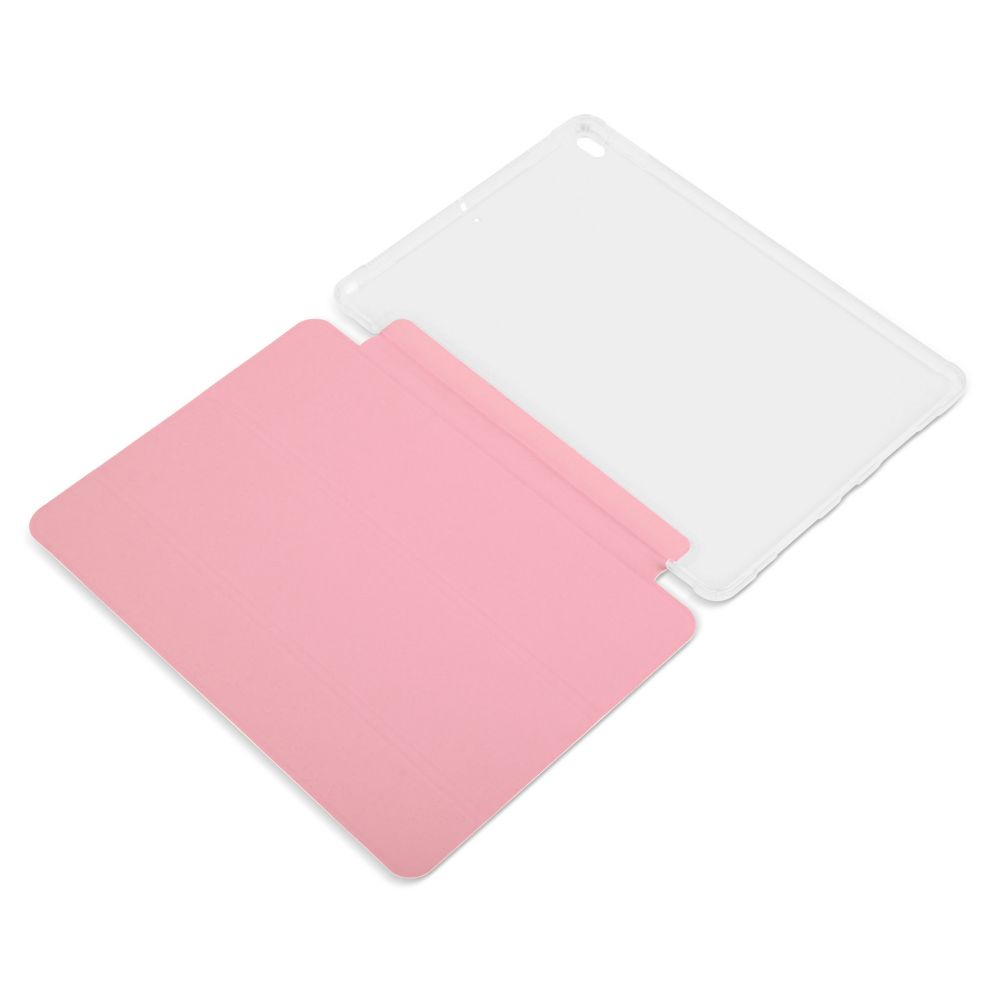 Husă magnetică cu spate transparent și colțuri întărite iPad Air 3 / iPad Pro 10.5, Roz