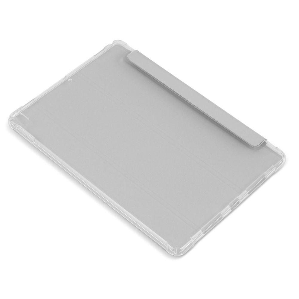 Husă magnetică cu spate transparent și colțuri întărite iPad Air 3 / iPad Pro 10.5, Gri deschis