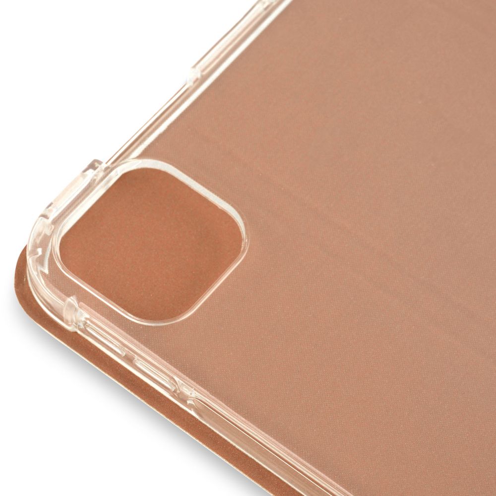 Husă magnetică cu spate transparent și colțuri întărite iPad Pro 11 (2018/2020) - Rose Gold