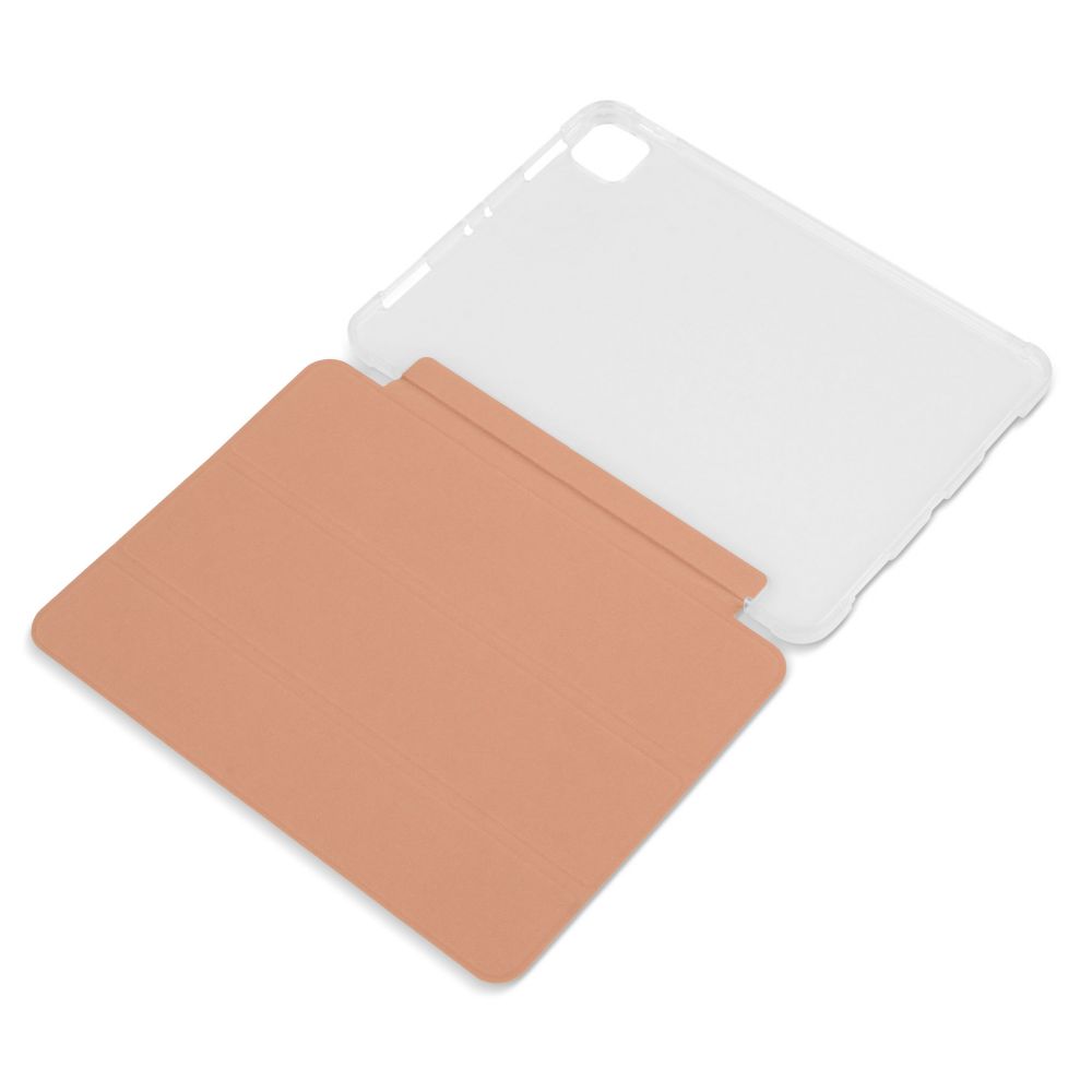 Husă magnetică cu spate transparent și colțuri întărite iPad Pro 11 (2018/2020) - Rose Gold