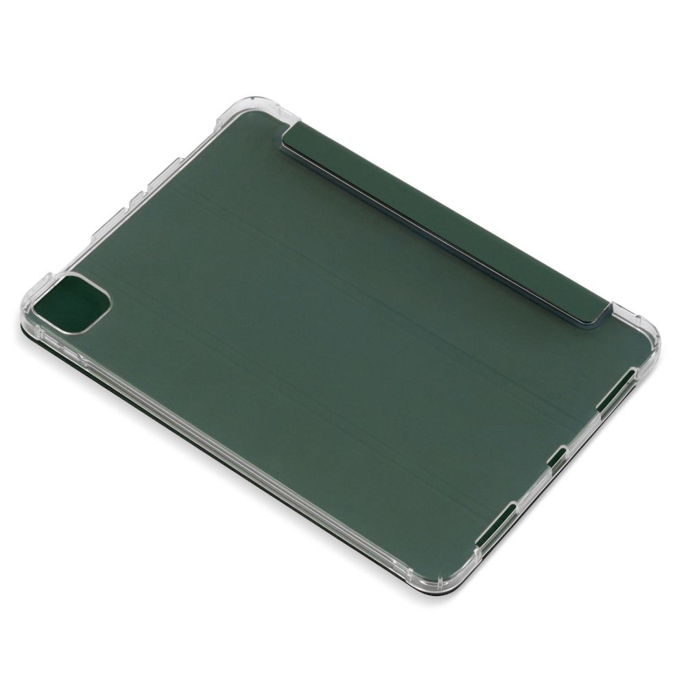 Husă magnetică cu spate transparent și colțuri întărite iPad Pro 11 inch (2018/2020) - Dark Green