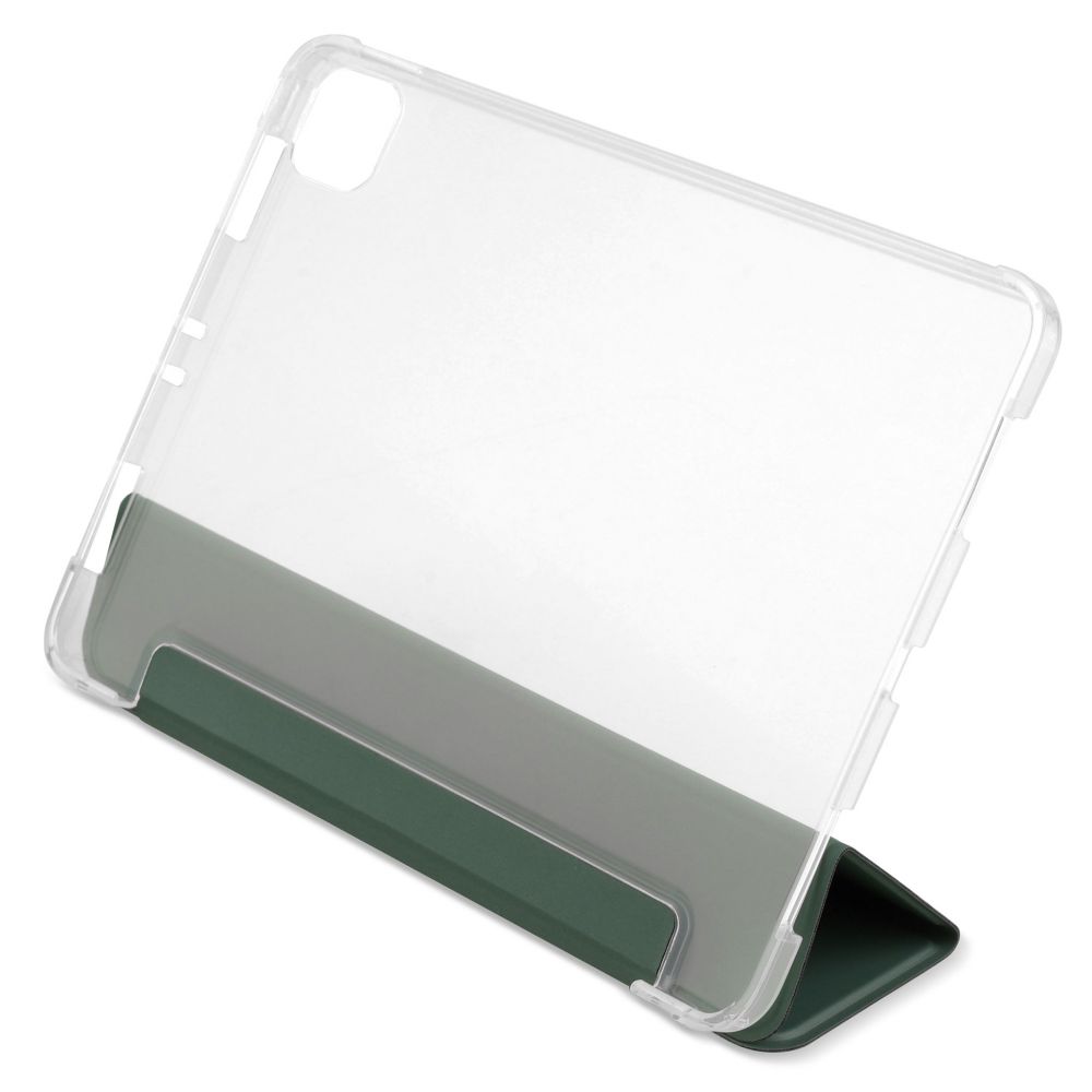 Husă magnetică cu spate transparent și colțuri întărite iPad Pro 11 inch (2018/2020) - Dark Green