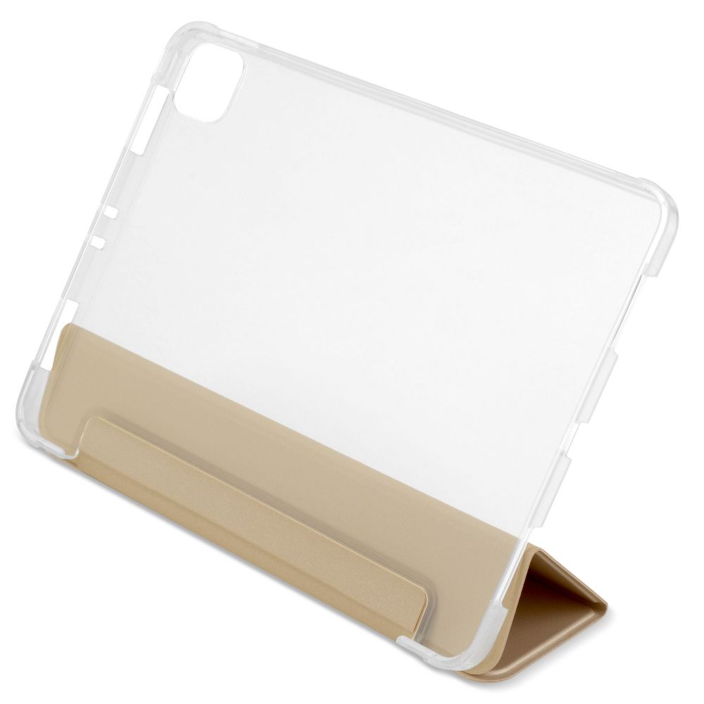 Husă magnetică cu spate transparent și colțuri întărite iPad Pro 11 inch (2018, 2020) - Auriu