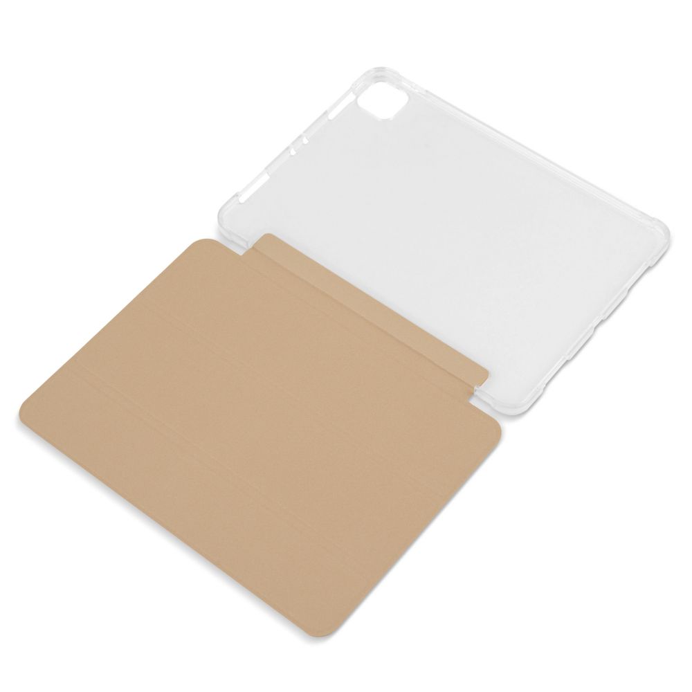 Husă magnetică cu spate transparent și colțuri întărite iPad Pro 11 inch (2018, 2020) - Auriu