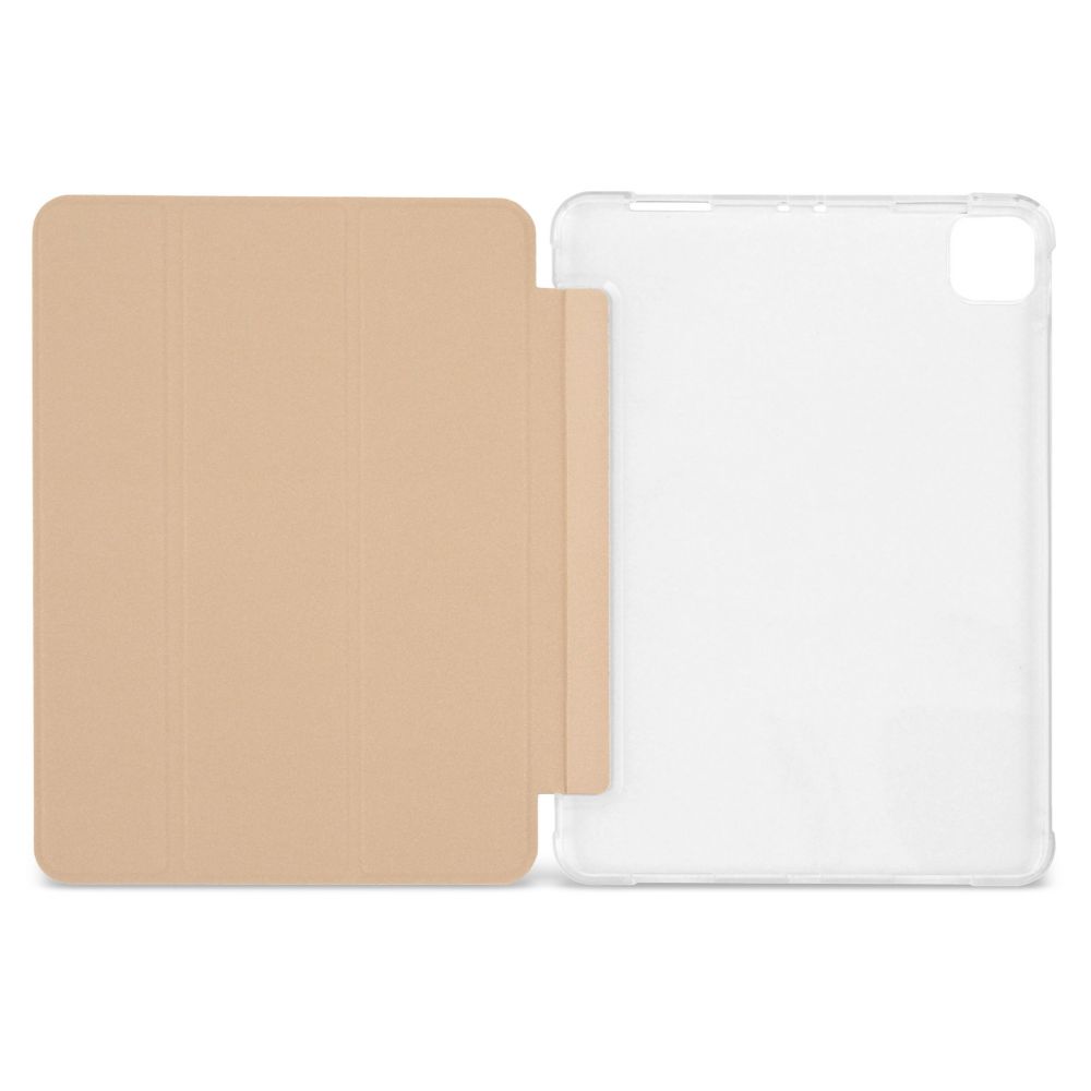 Husă magnetică cu spate transparent și colțuri întărite iPad Pro 11 inch (2018, 2020) - Auriu