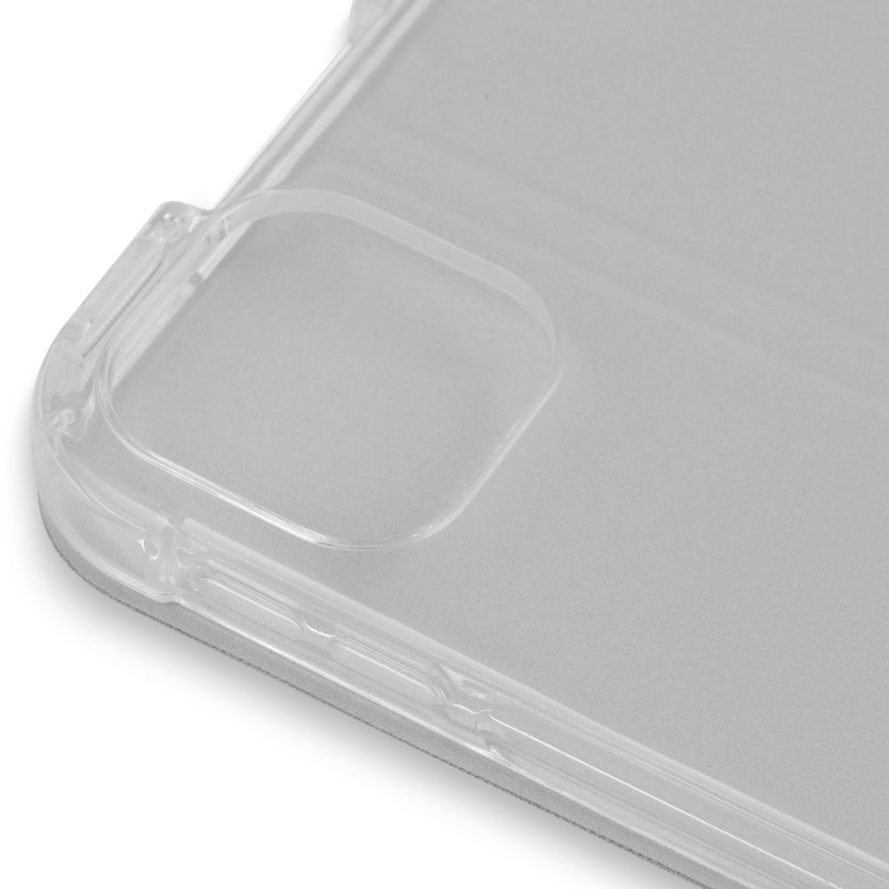 Husă magnetică cu spate transparent și colțuri întărite iPad Pro 11 inch (2018, 2020) - Gri deschis