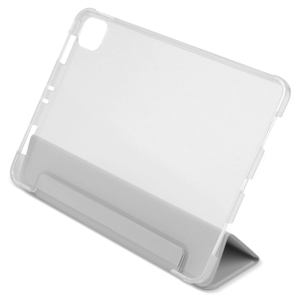 Husă magnetică cu spate transparent și colțuri întărite iPad Pro 11 inch (2018, 2020) - Gri deschis