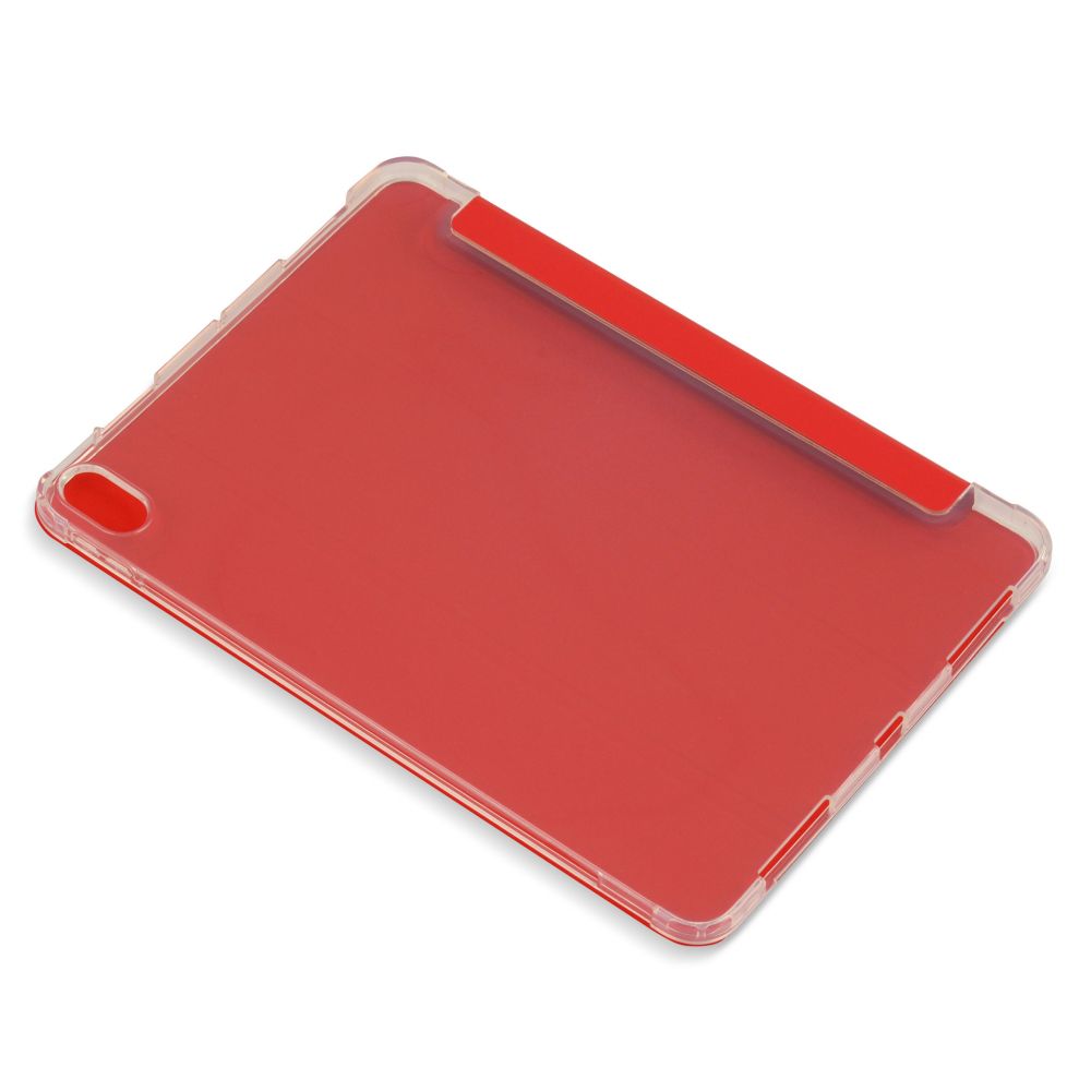 Husă magnetică cu spate transparent și colțuri întărite iPad Air 4 10.9 inch - Roșu