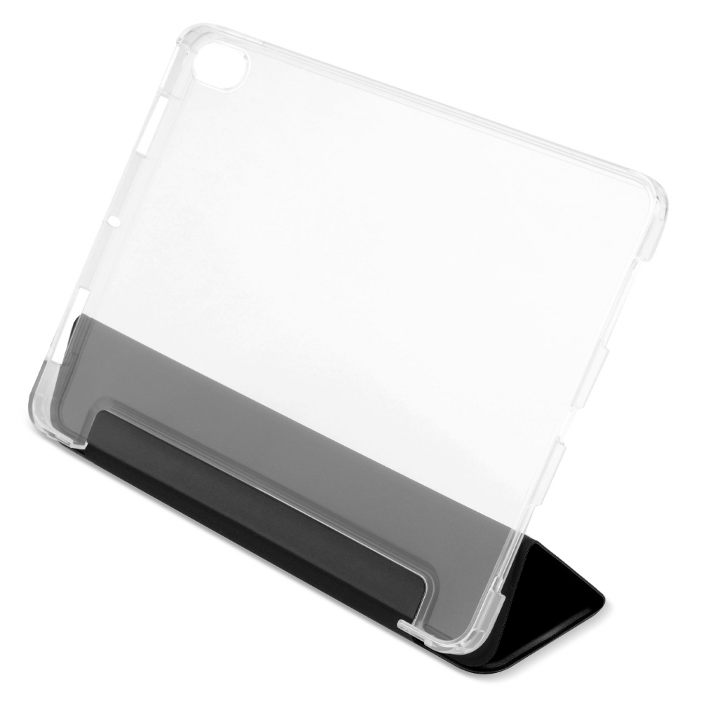 Husă magnetică cu spate transparent și colțuri întărite iPad Air 4 10.9 inch - Negru