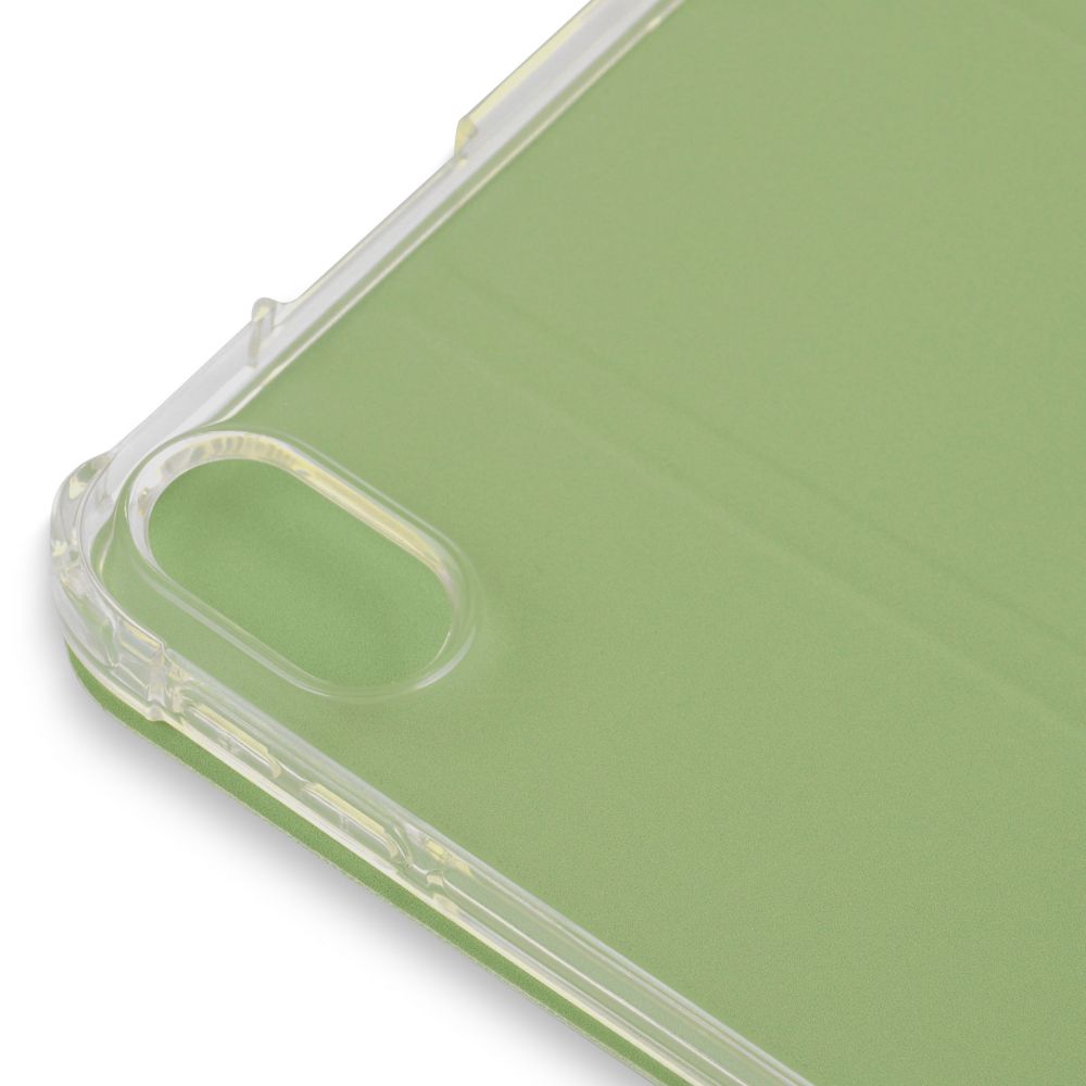 Husă magnetică cu spate transparent și colțuri întărite iPad Air 4 10.9 inch - Matcha Green