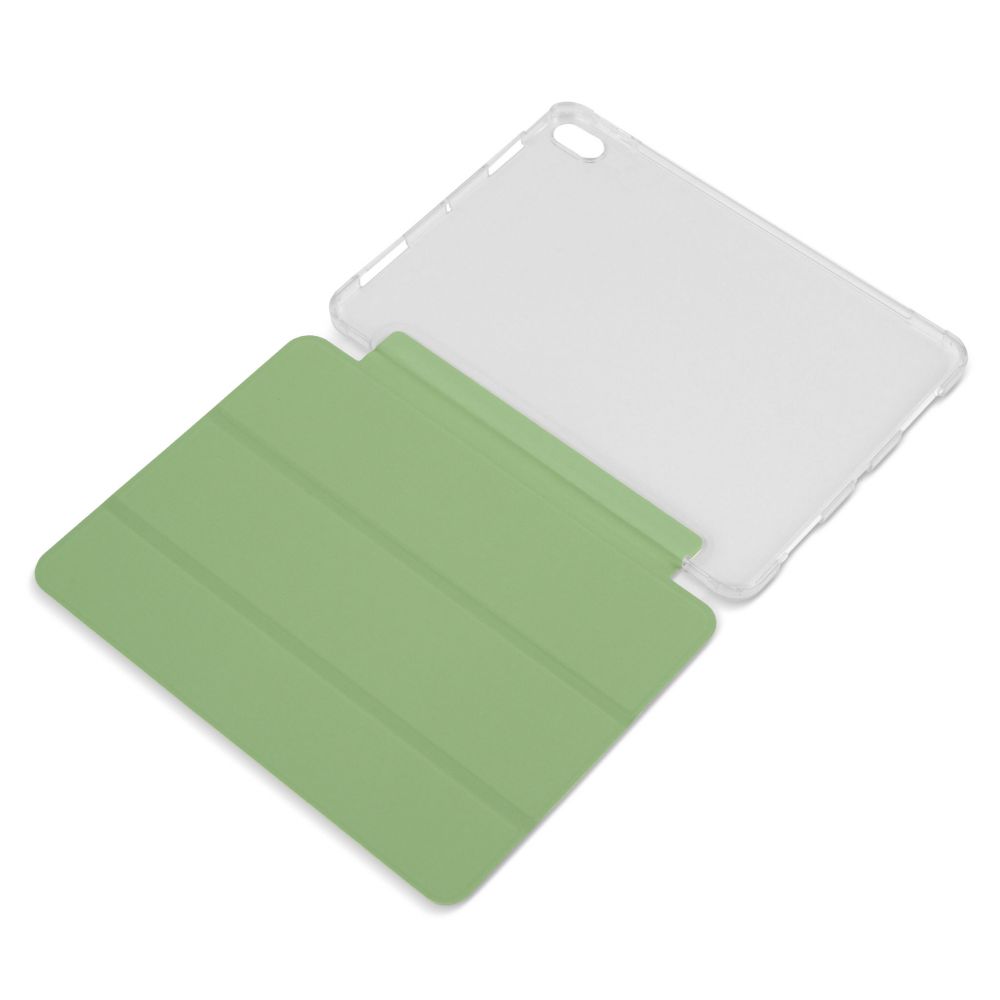 Husă magnetică cu spate transparent și colțuri întărite iPad Air 4 10.9 inch - Matcha Green