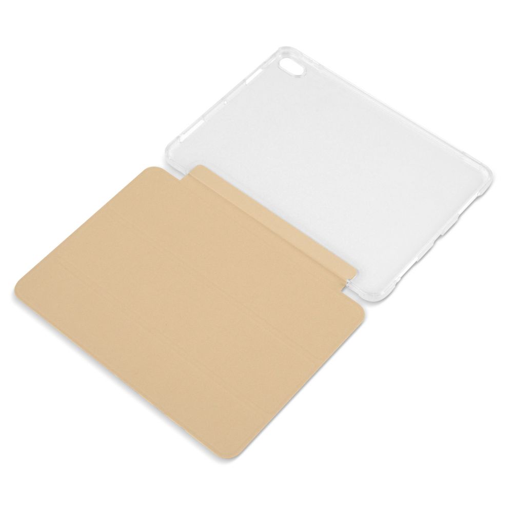 Husă magnetică cu spate transparent și colțuri întărite iPad Air 4 10.9 inch, Auriu