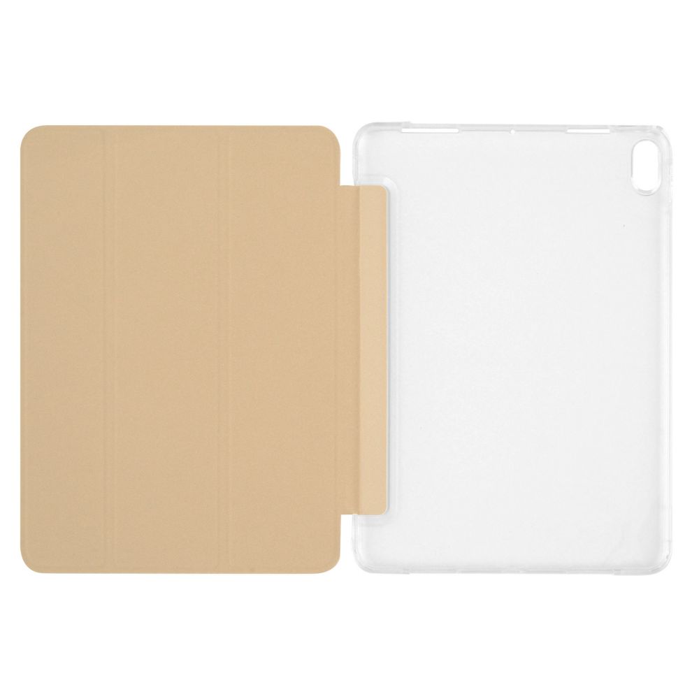 Husă magnetică cu spate transparent și colțuri întărite iPad Air 4 10.9 inch, Auriu