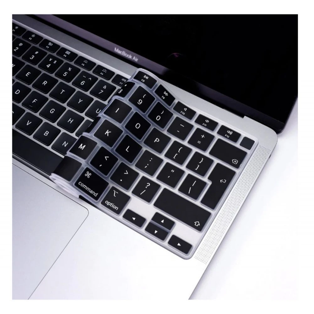 Folie de protectie pentru tastatura MacBook Air A2179, A2337, Negru, Layout UK