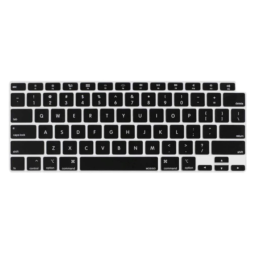 Folie de protectie pentru tastatura MacBook Air A2179, A2337, Negru, Layout US