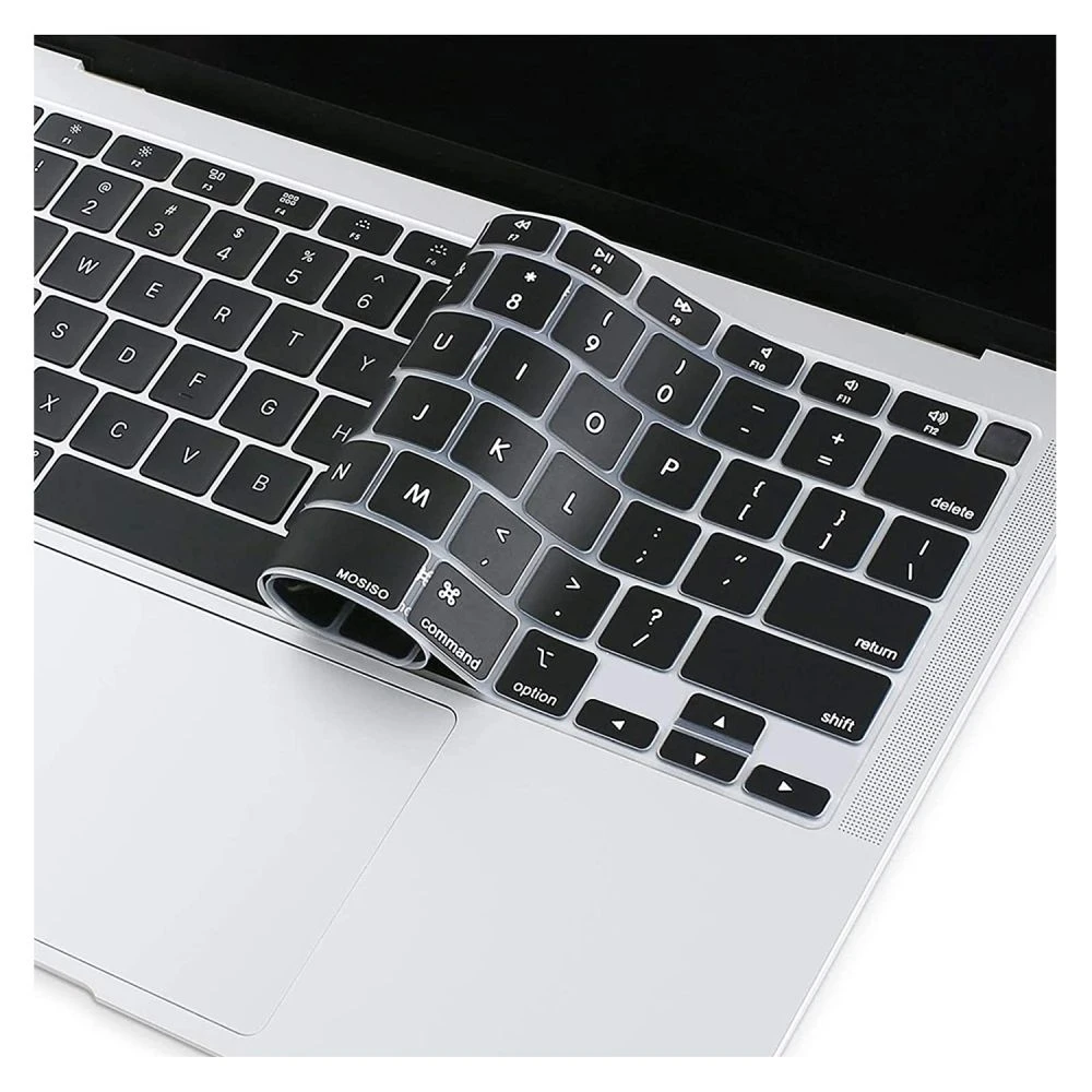 Folie de protectie pentru tastatura MacBook Air A2179, A2337, Negru, Layout US