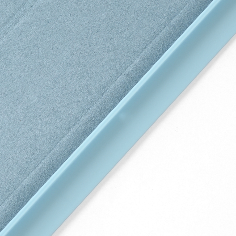 Husă magnetică cu spate acrilic, colțuri întărite și suport Stylus iPad Air 4 10.9, Haze Blue