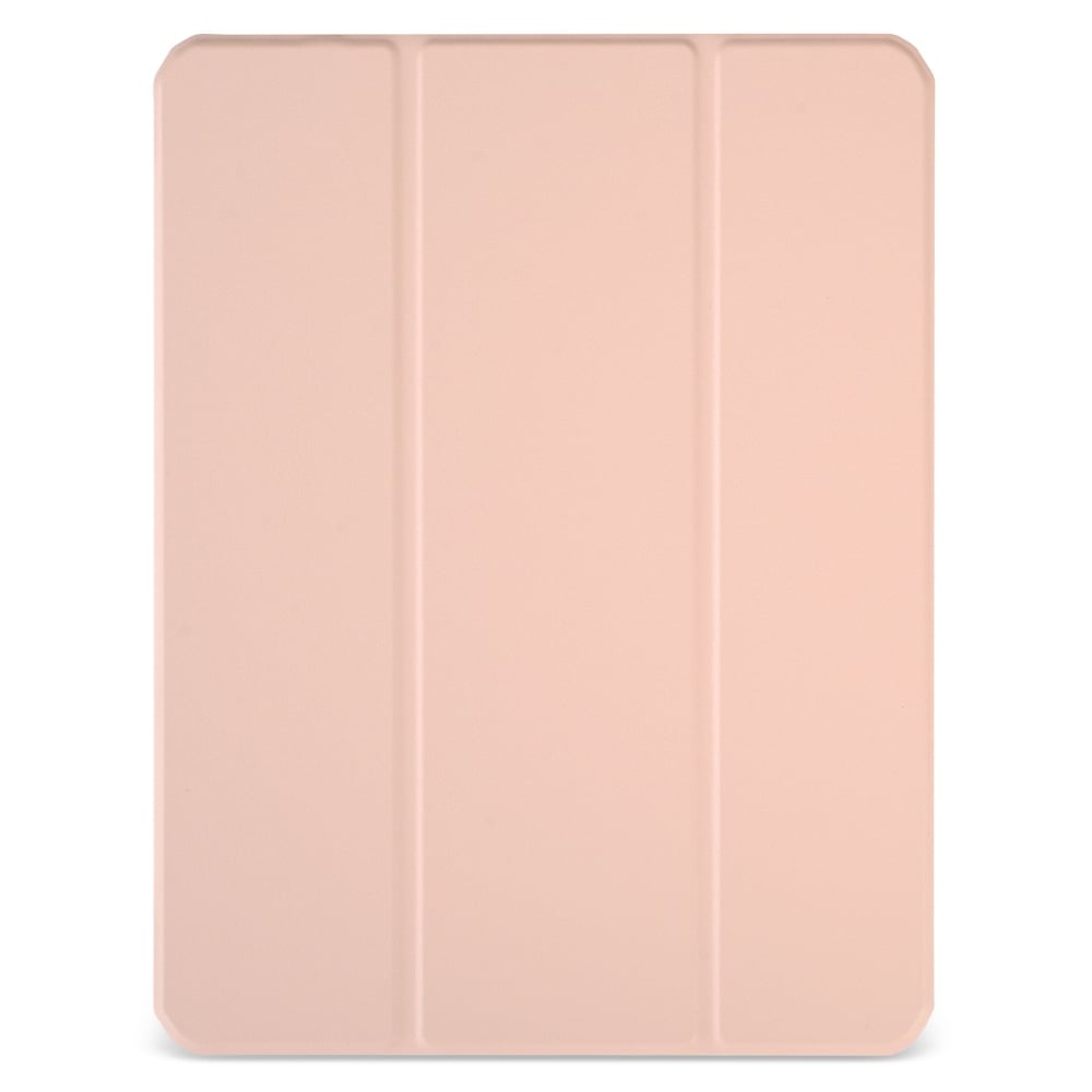 Husa magnetica cu spate acrilic, colturi intarite si suport Stylus iPad Air 4 10.9 Roz