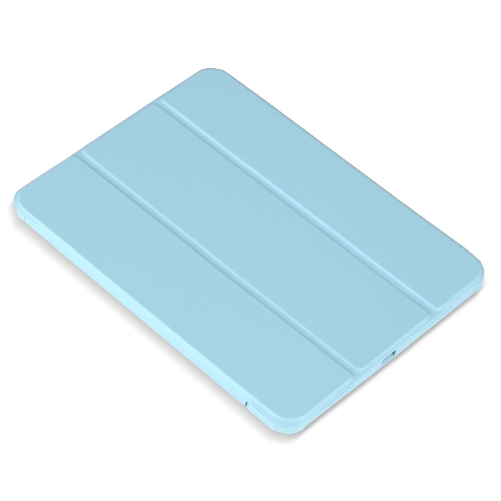 Husă magnetică cu spate acrilic, colțuri întărite și suport Stylus iPad Pro 11 (2020) Haze Blue