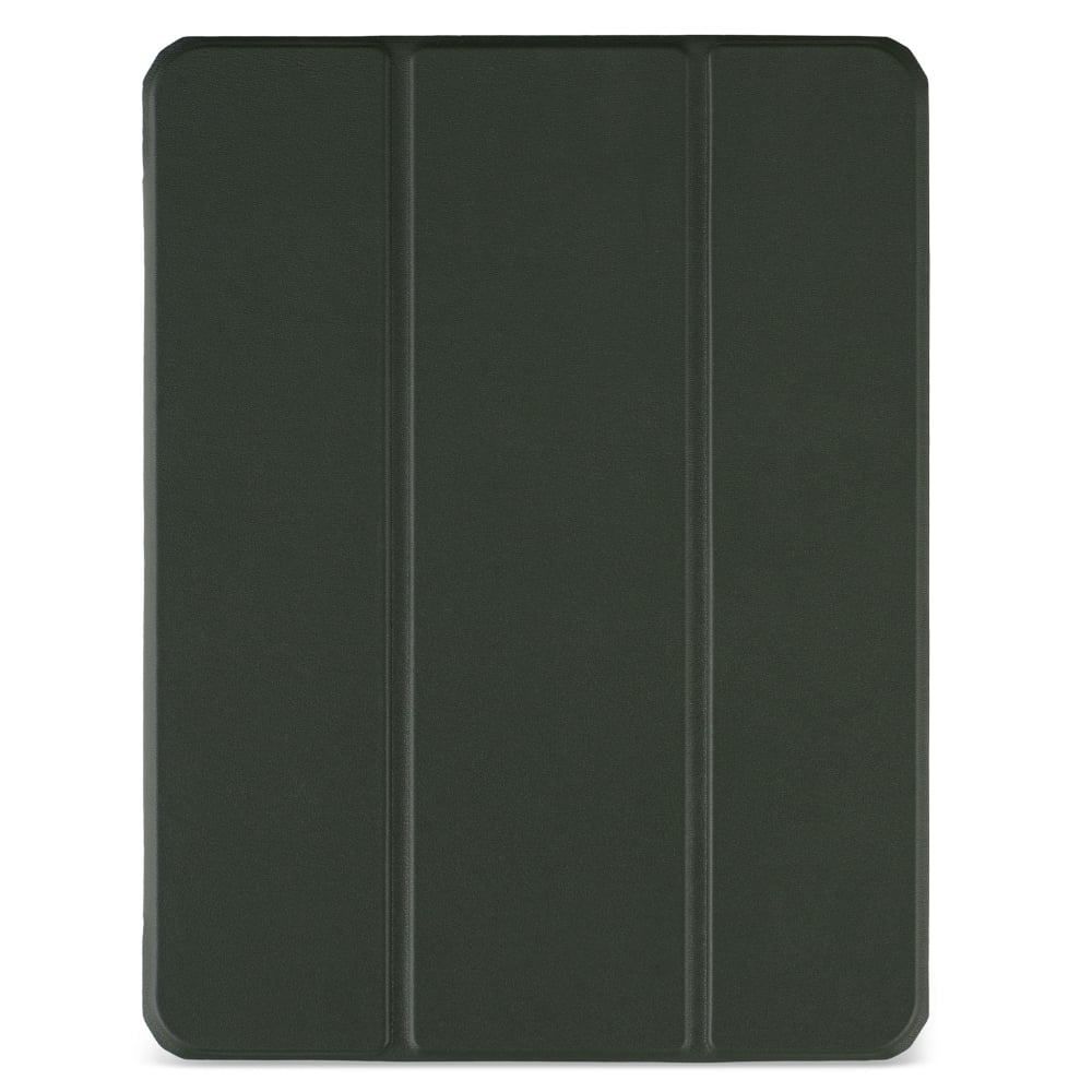 Husă magnetică cu spate acrilic, colțuri întărite și suport Stylus iPad Pro 11 2020, Army Green