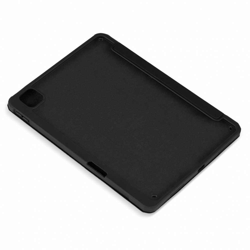 Husă magnetică cu spate acrilic și suport Stylus iPad Pro 11 (2020) - Negru