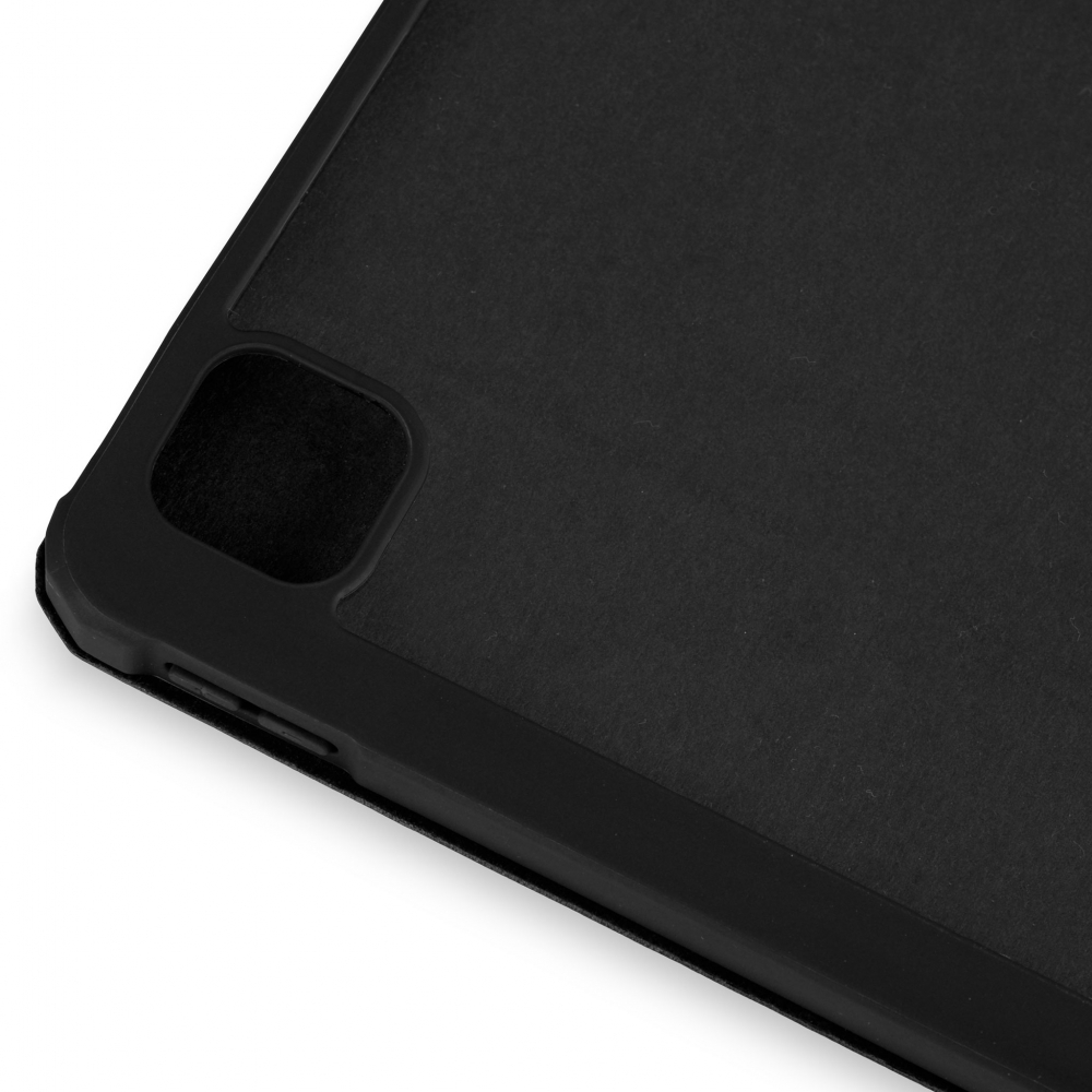 Husă magnetică cu spate acrilic și suport Stylus iPad Pro 11 (2020) - Negru