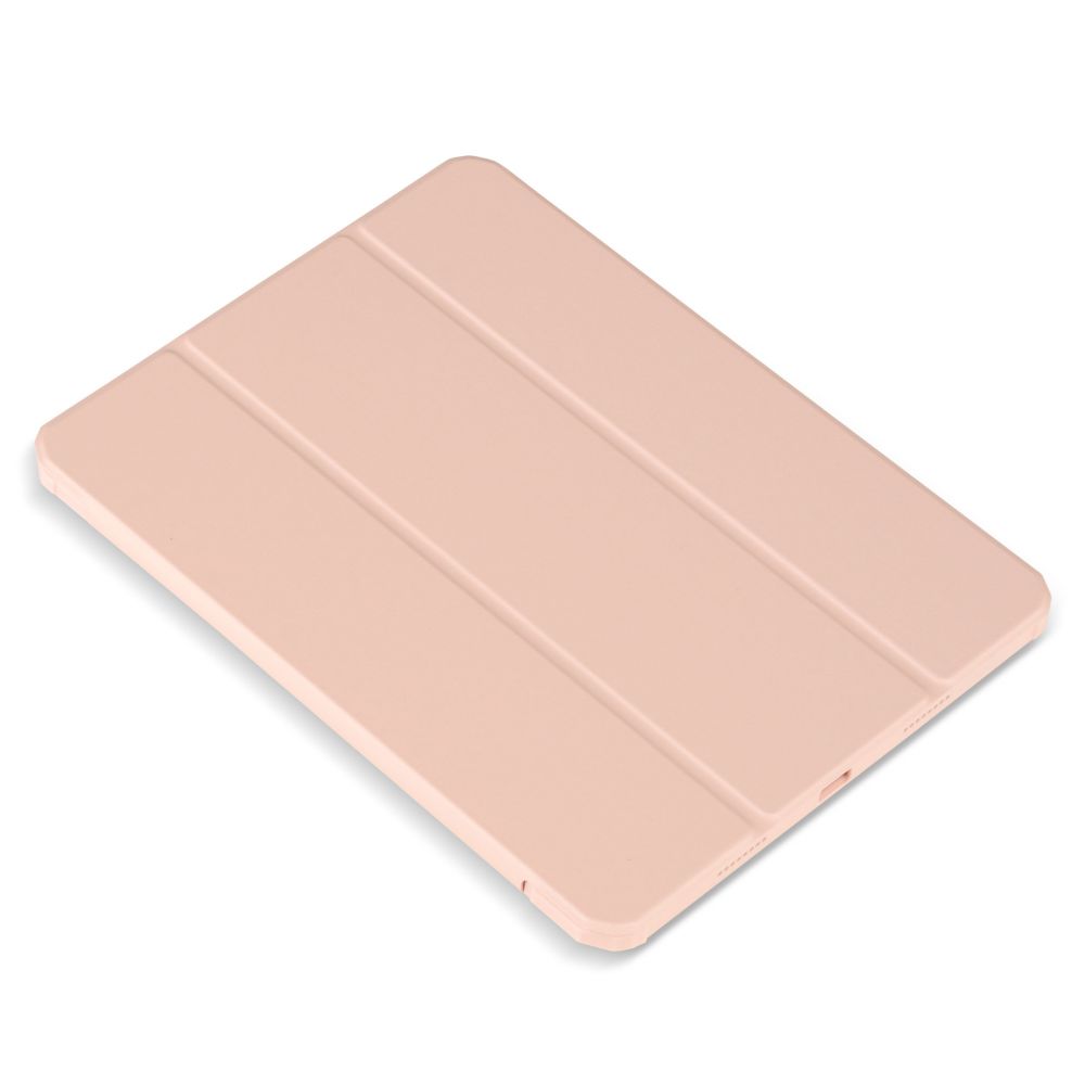 Husă magnetică cu spate acrilic, colțuri întărite și suport Stylus iPad Pro 11 (2021) Roz