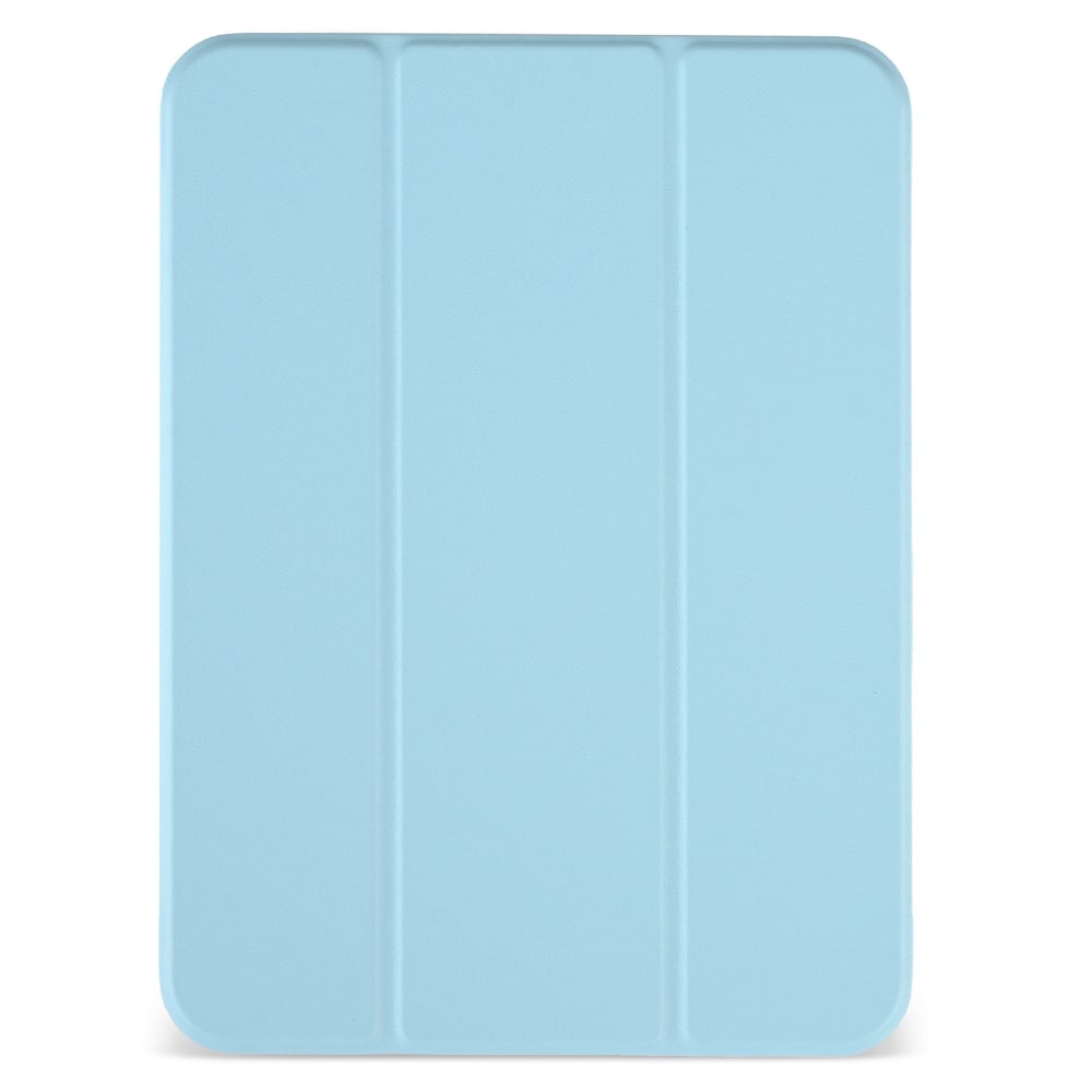 Husă magnetică cu spate acrilic, colțuri întărite și suport Stylus iPad mini 6, Haze Blue